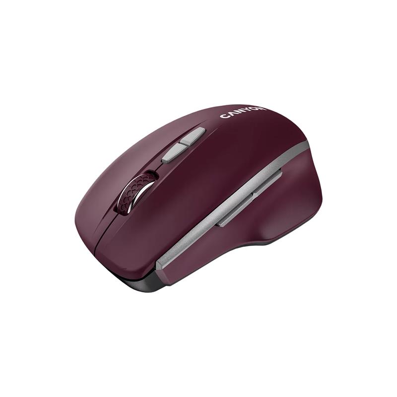 Миша бездротова Canyon MW-21 Burgundy Red (CNS-CMSW21BR)