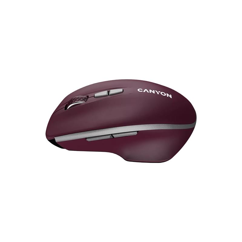 Миша бездротова Canyon MW-21 Burgundy Red (CNS-CMSW21BR)