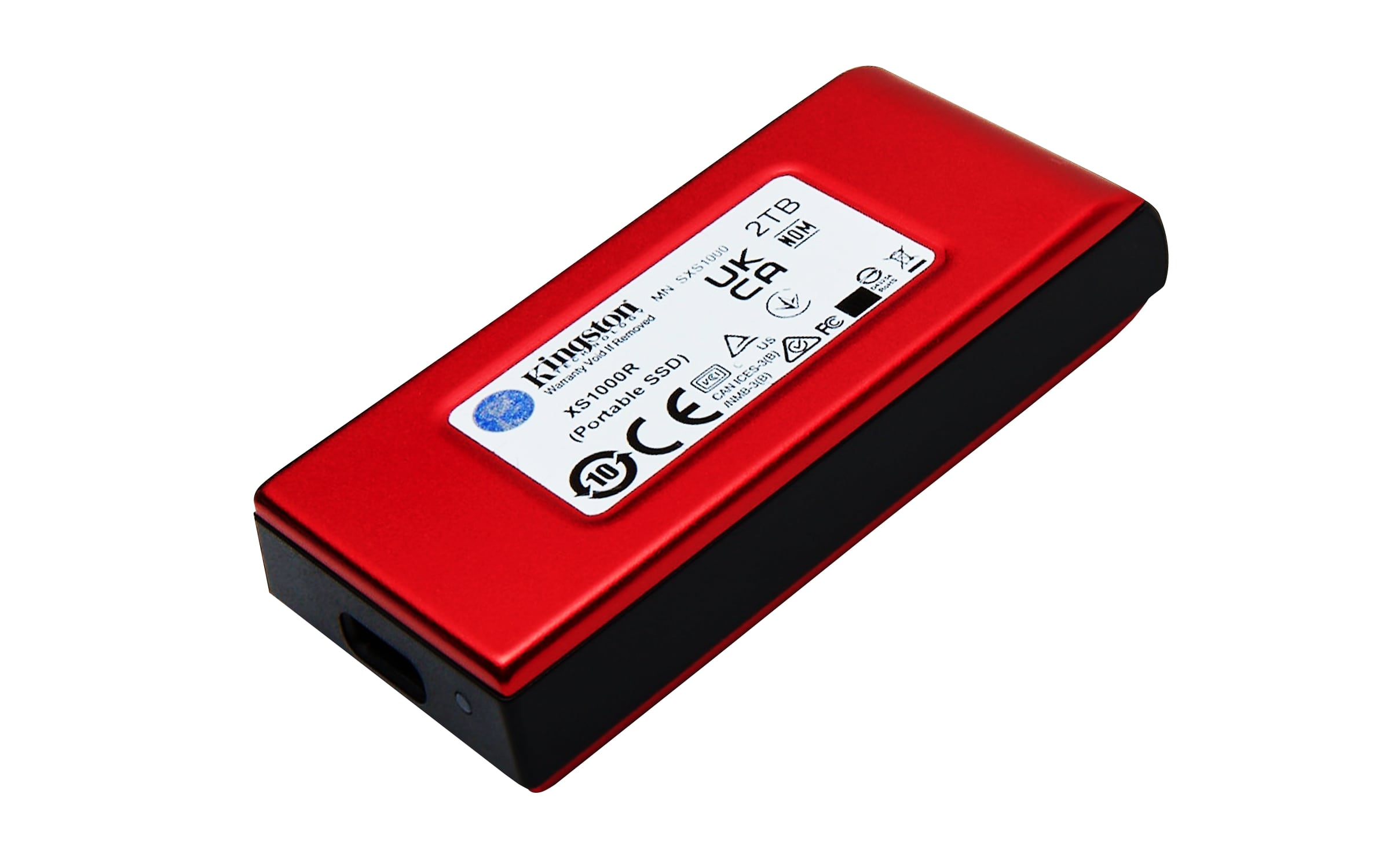 Накопичувач зовнішній SSD Portable USB 2.0ТB Kingston SXS1000 Red (SXS1000R/2000G)