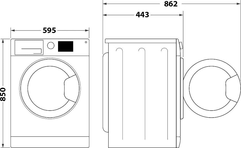 фото Пральна машина автоматична Indesit OMTWSE 61293 WK