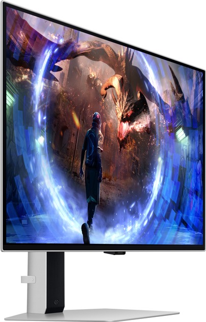 Монiтор Samsung 27" Odyssey G6 LS27DG600 (LS27DG600SIXCI) OLED Silver 360Hz