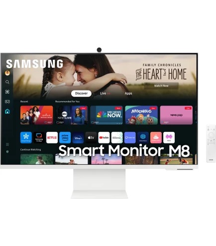 Монiтор Samsung 32" Smart Monitor M8 (LS32DM801UIXUA) VA White