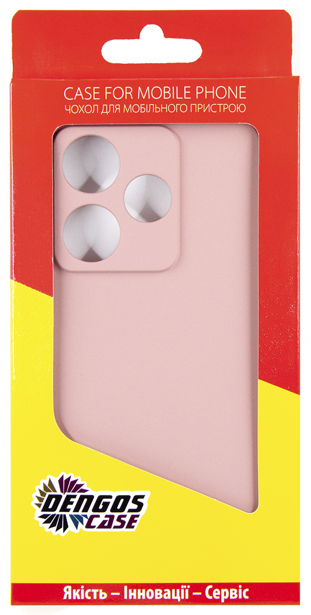 Чохол-накладка Dengos Soft для Xiaomi Redmi 13 4G Pink (DG-TPU-SOFT-61)