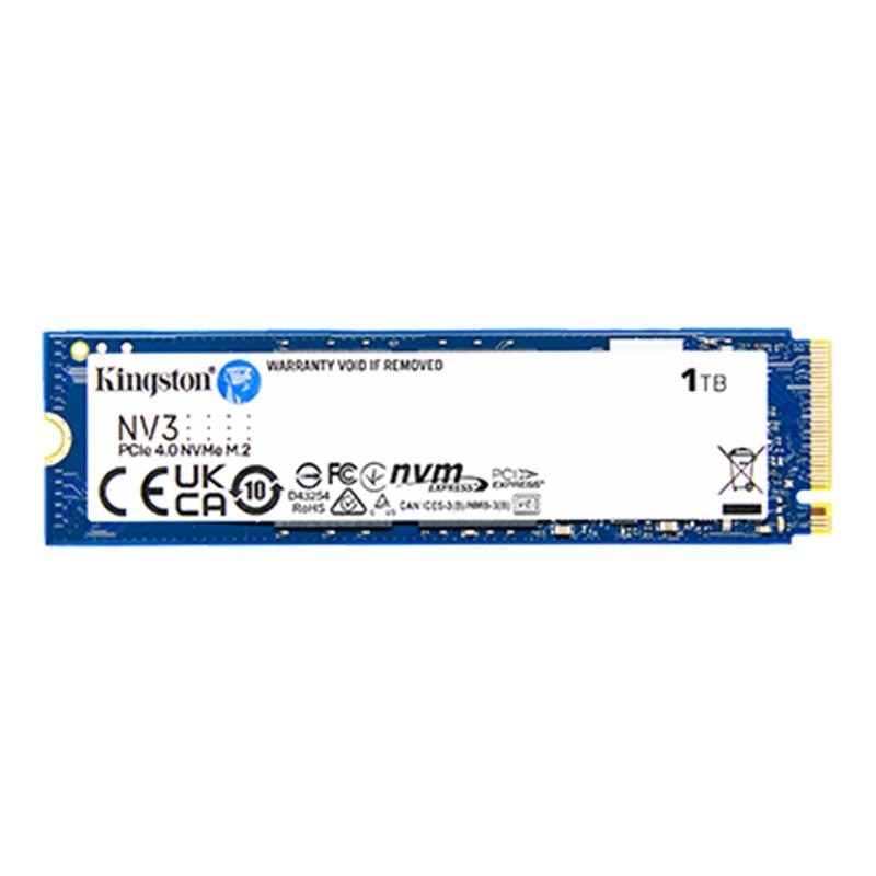 Накопичувач SSD 1TB M.2 NVMe Kingston NV3 M.2 2280 PCIe Gen4.0 x4 (SNV3S/1000G)