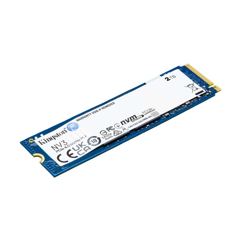 Накопичувач SSD 2TB M.2 NVMe Kingston NV3 M.2 2280 PCIe Gen4.0 x4 (SNV3S/2000G)