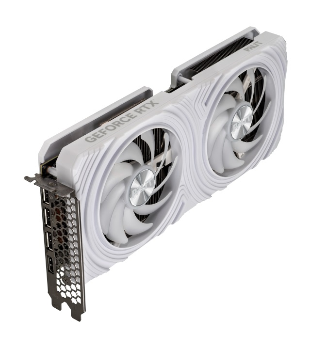 Відеокарта GF RTX 4070 12GB GDDR6 White OC Palit (NE64070S19K9-1048L)