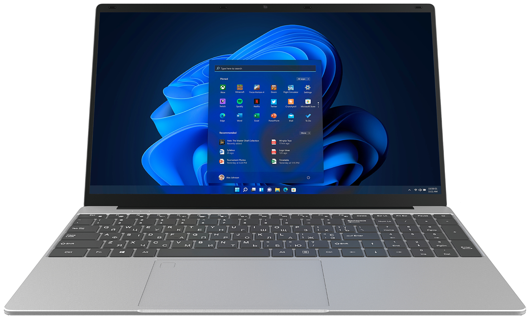 Ноутбук Yepo 737N8 (8/256) Windows 11 Pro (x64) (YP-112536) Silver