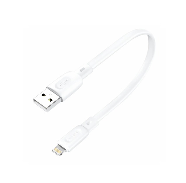 Кабель Foneng X107 USB - Lightning (M/M), 2.4 A, 0.25 м, White (X107-CA-IP)