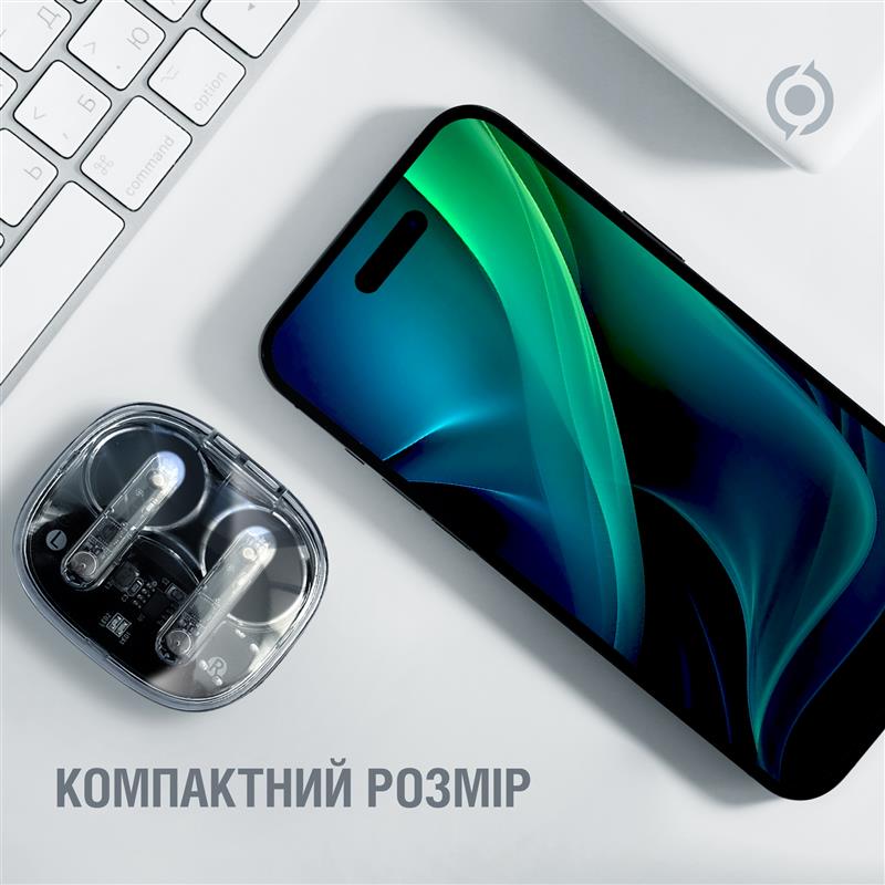 Bluetooth-гарнiтура Piko TWS-SimpleMe Black (1283126583438)