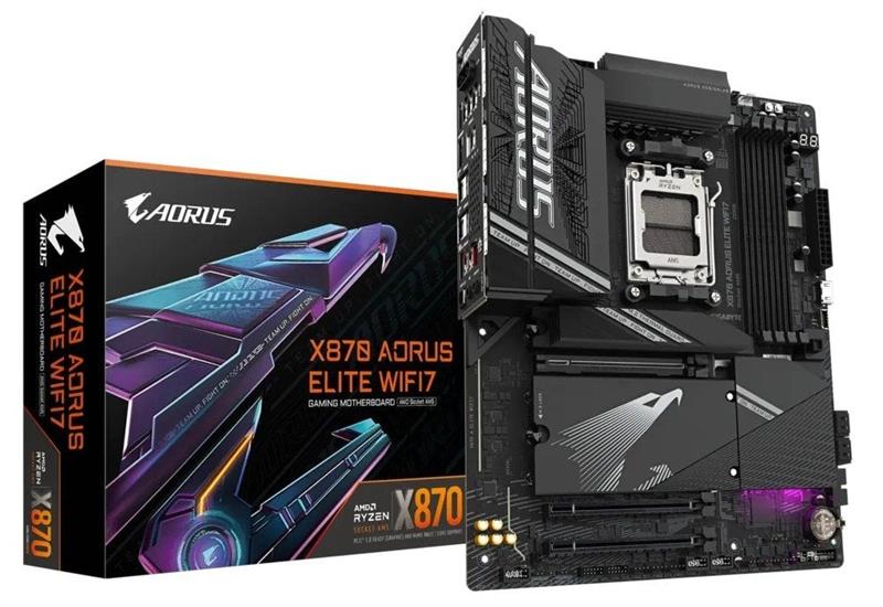 Материнська плата Gigabyte X870 Aorus Elite WiFi7 Socket AM5