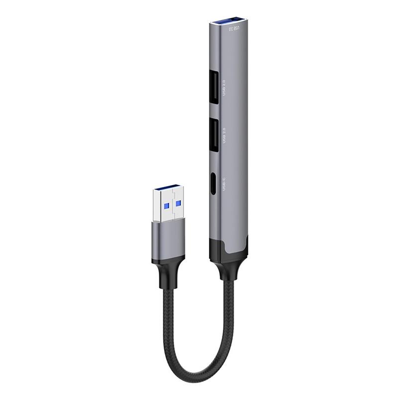 Концентратор СolorWay USB-A 4-в-1 USB2.0х3/USB3.0 (CW-HUB05)