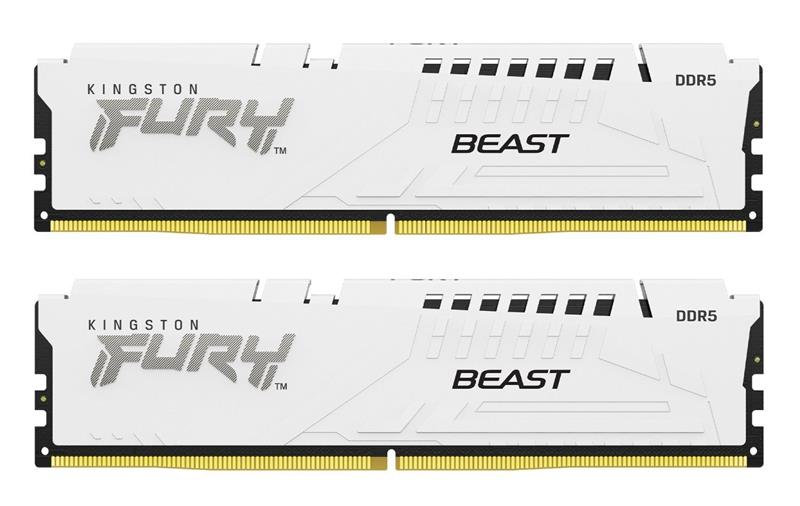 Модуль пам`ятi DDR5 2х16GB/5600 Kingston Fury Beast White (KF556C36BWEK2-32)