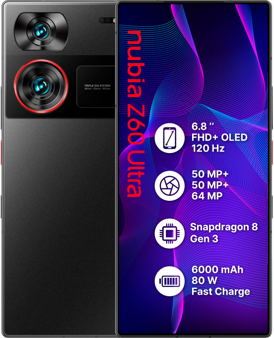 Смартфон ZTE Nubia Z60 Ultra Photographer Edition NX721J 16/512GB_EU