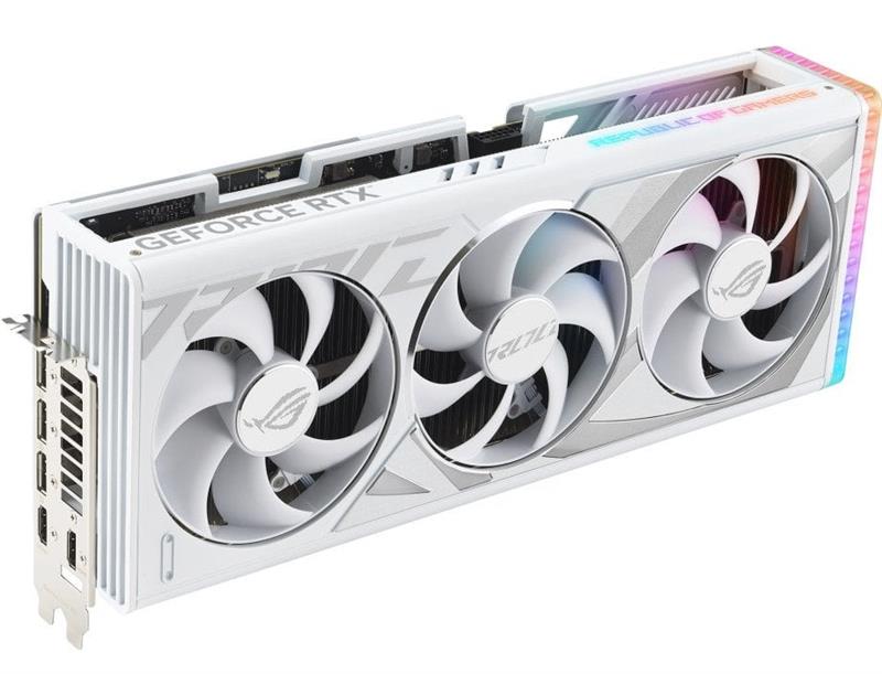 Відеокарта GF RTX 4080 Super 16GB GDDR6X ROG Strix Gaming OC White Asus (ROG-STRIX-RTX4080S-O16G-WHITE)