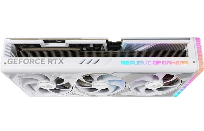 Відеокарта GF RTX 4080 Super 16GB GDDR6X ROG Strix Gaming OC White Asus (ROG-STRIX-RTX4080S-O16G-WHITE)