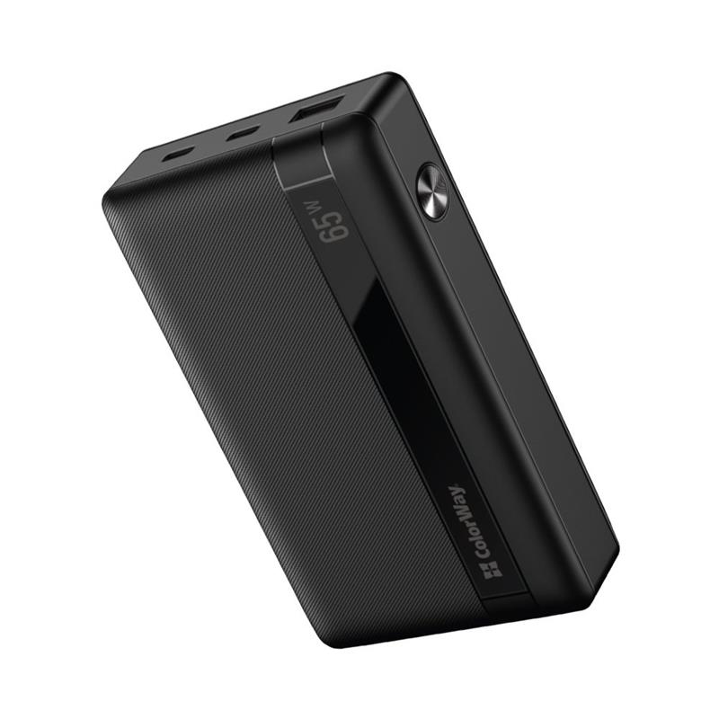 Універсальна мобільна батарея ColorWay Powerful 20000mAh Black (CW-PB200LPA3BK-PDD)