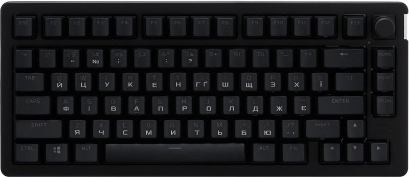 Клавіатура HyperX Alloy Rise 75 PBT Mechanical HyperX Red Black (7G7A4AA)