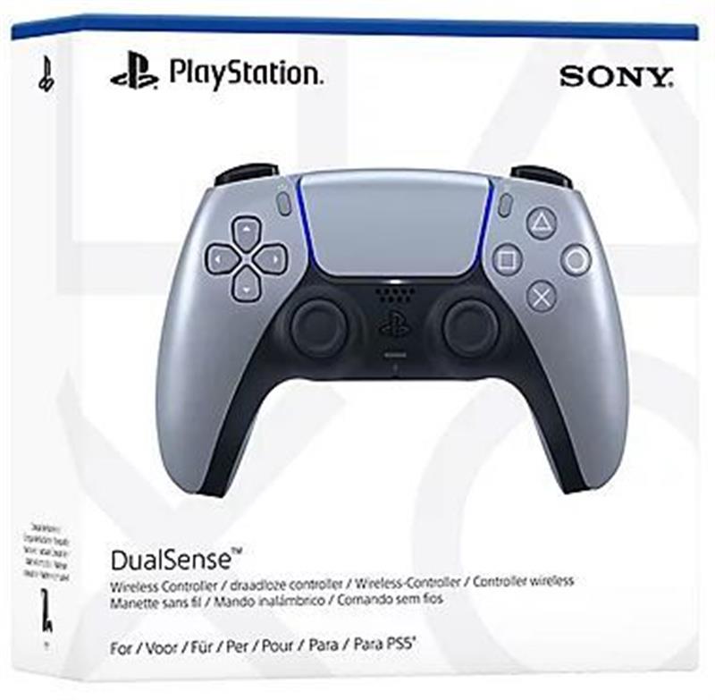 Геймпад бездротовий Sony PlayStation 5 DualSense Sterling Silver (1000040186)