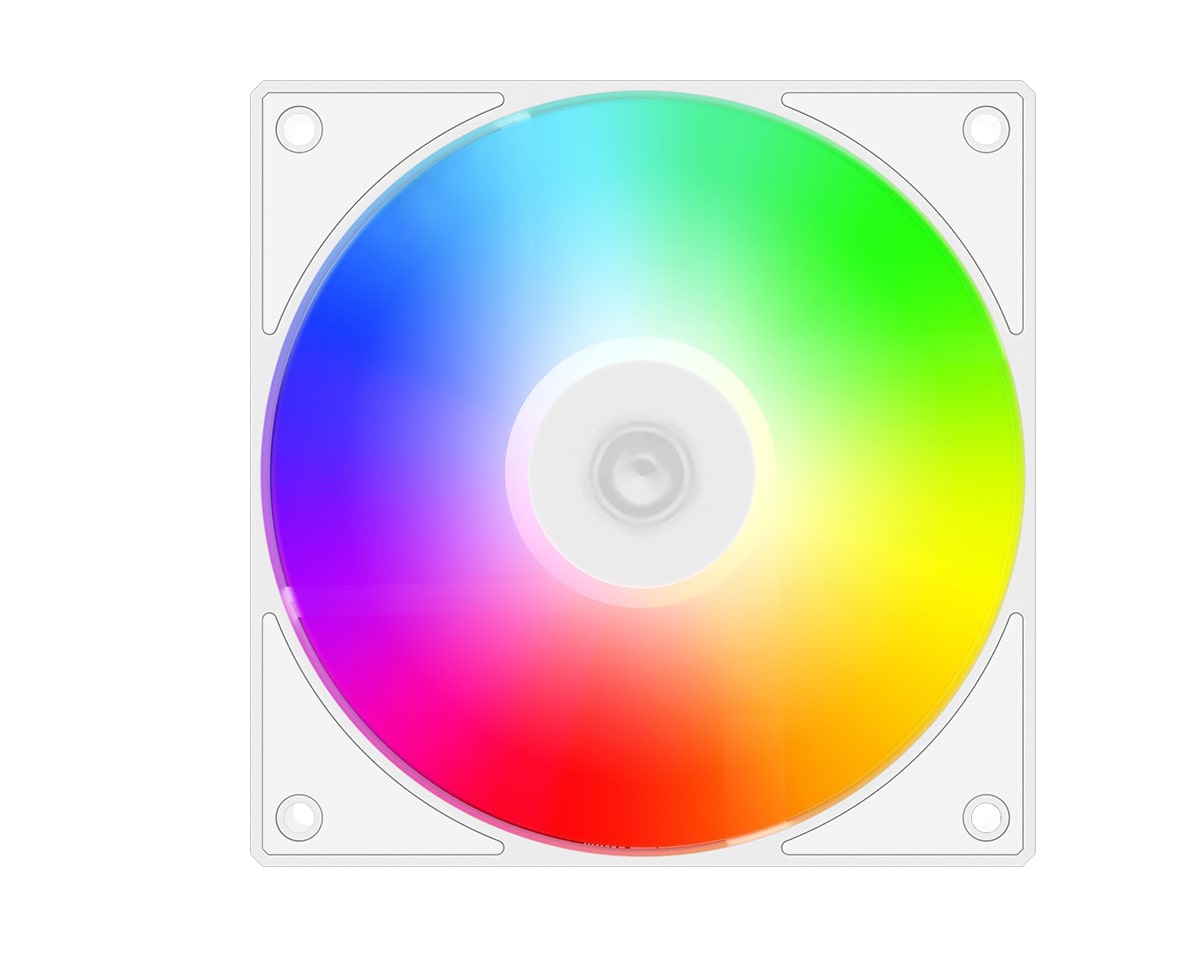 фото Вентилятор ID-Cooling AS-120-ARGB-W