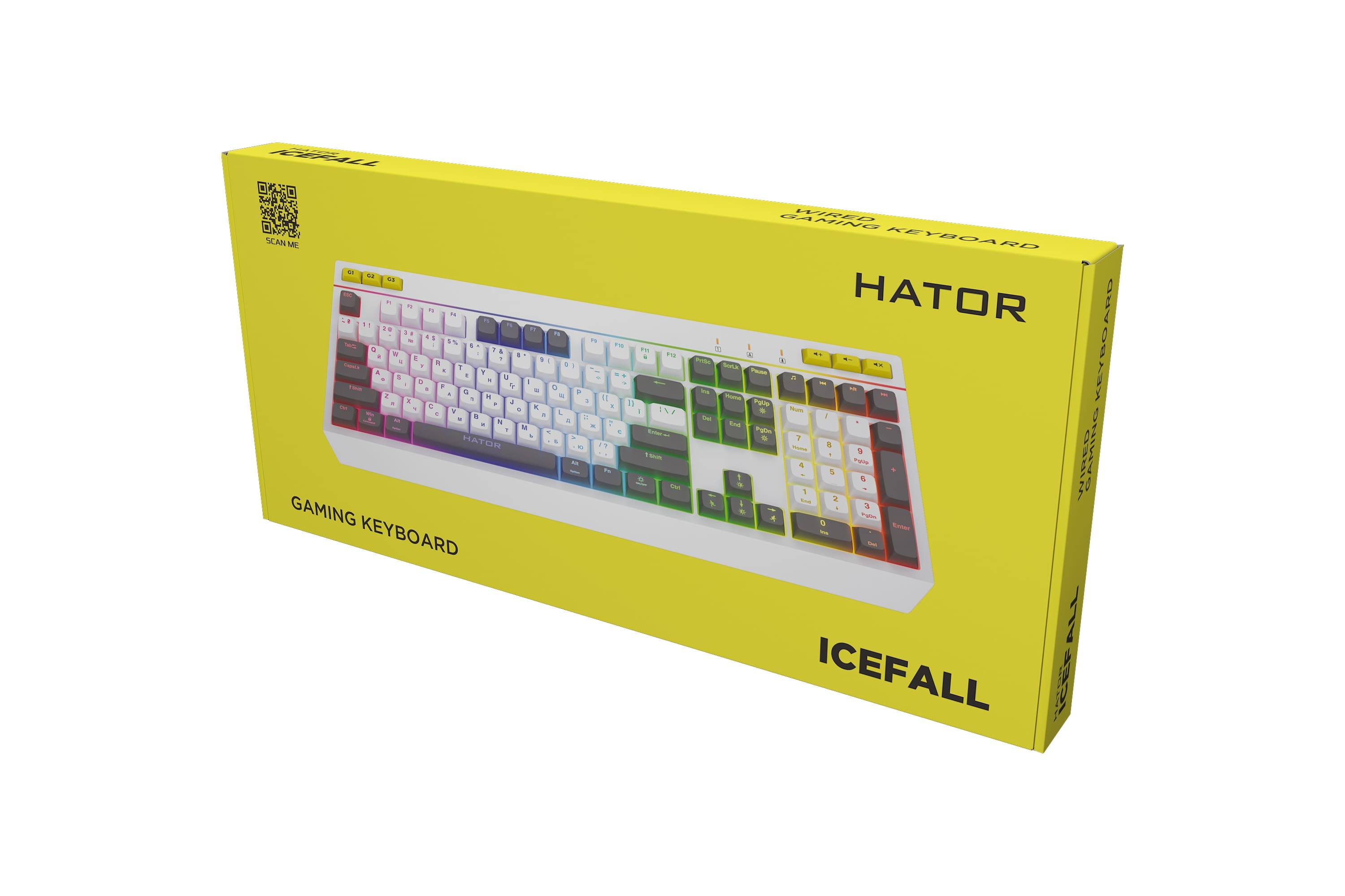 Клавіатура Hator Icefall White (HTK405UA)