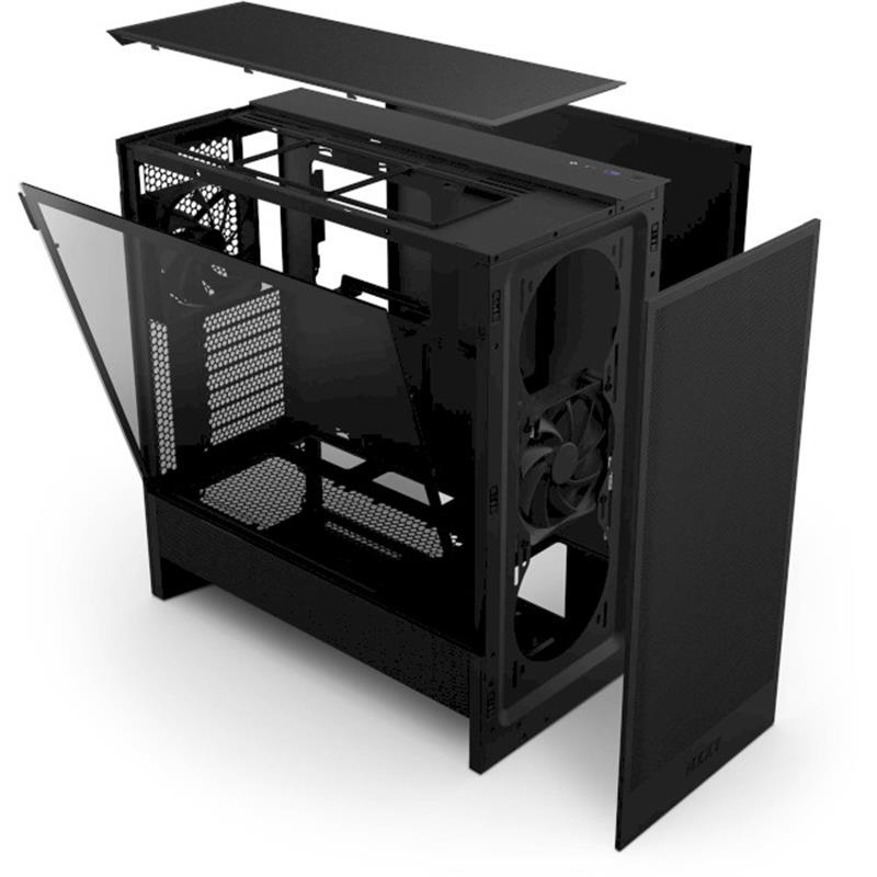 Корпус NZXT H5 Flow Black (CC-H52FB-01) без БЖ