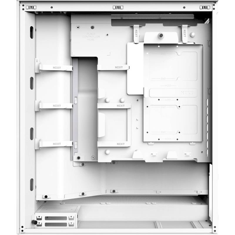 Корпус NZXT H7 Flow White (CM-H72FW-01) без БЖ