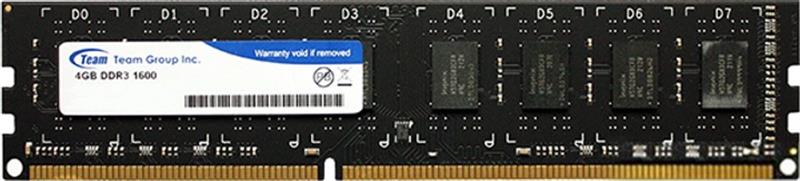 Модуль пам`ятi DDR3 4GB/1600 Team Elite (TED34G1C00C11-S01)