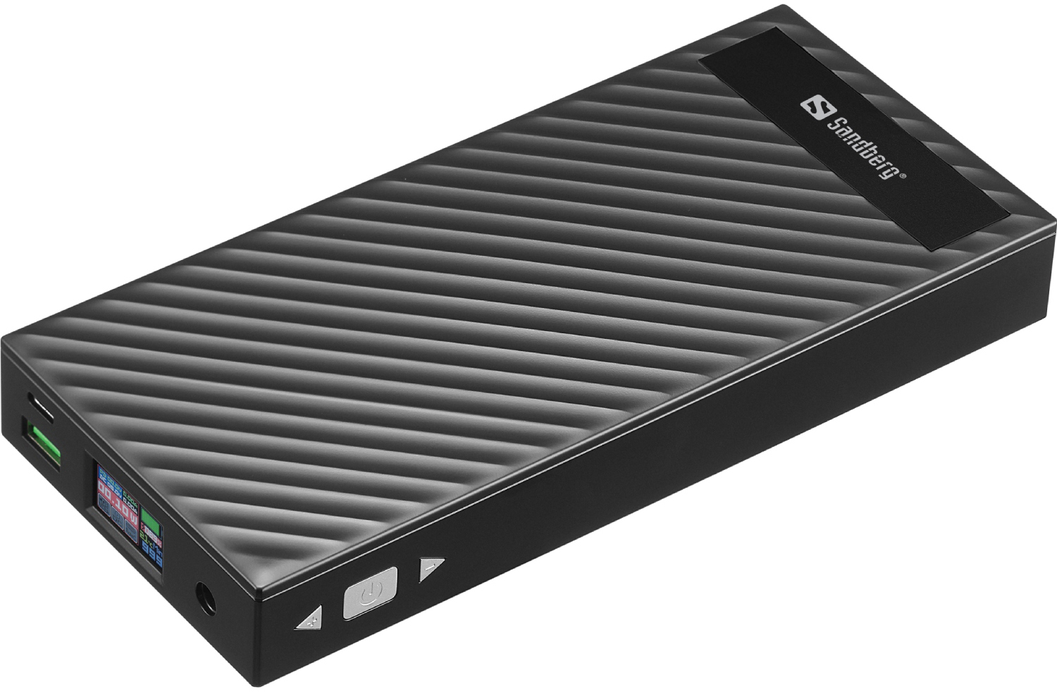 Універсальна мобільна батарея Sandberg AlwaysOn Powerbank 30000mAh DC+PD 120W Black (420-88)