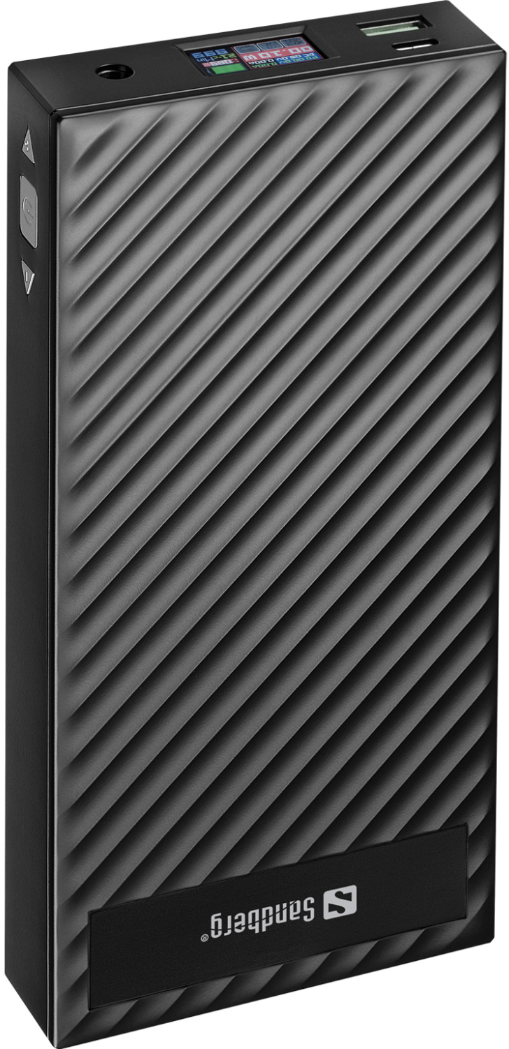 Універсальна мобільна батарея Sandberg AlwaysOn Powerbank 30000mAh DC+PD 120W Black (420-88)