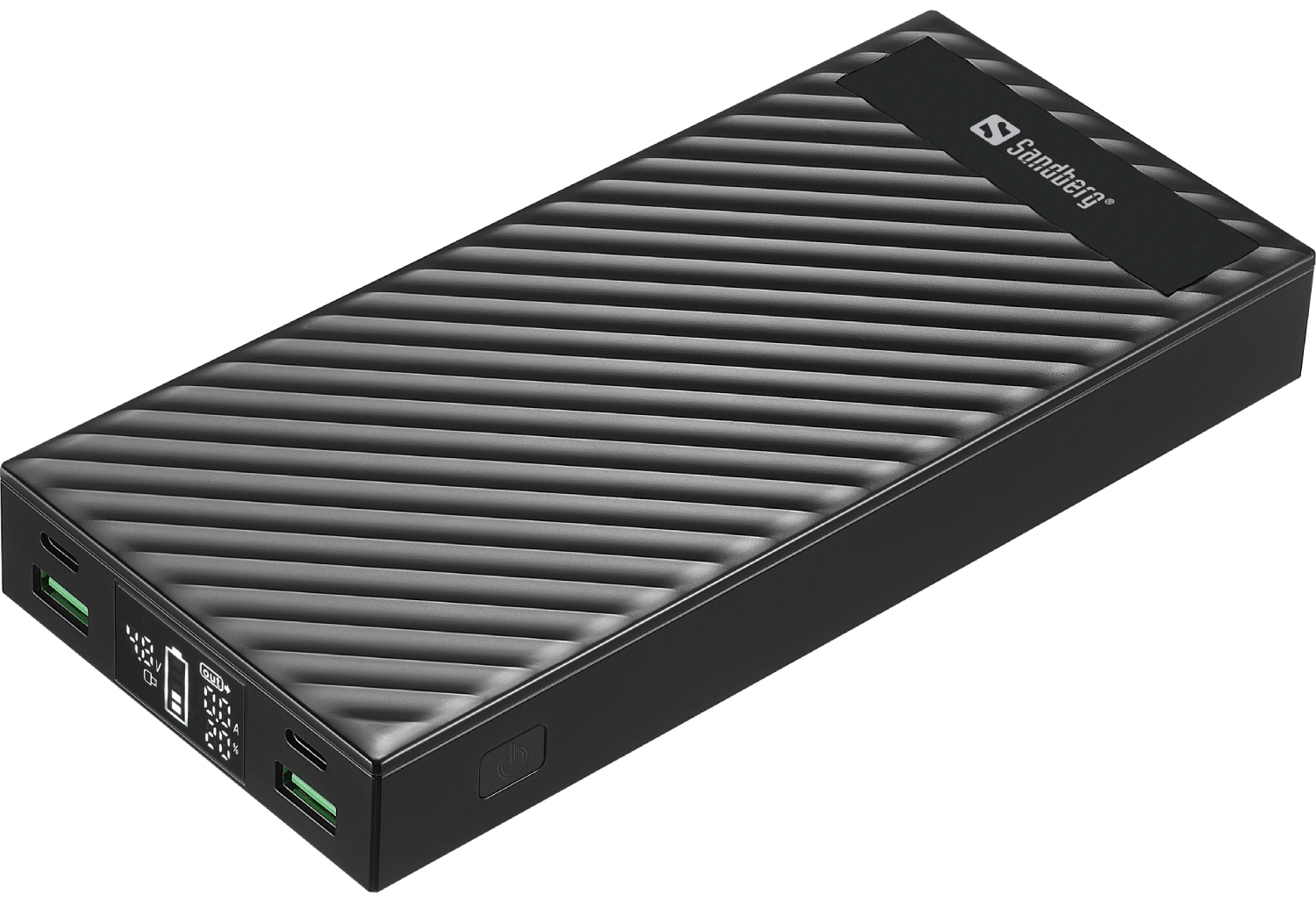 Універсальна мобільна батарея Sandberg Powerbank 30000mAh PD 100W Black (420-87)