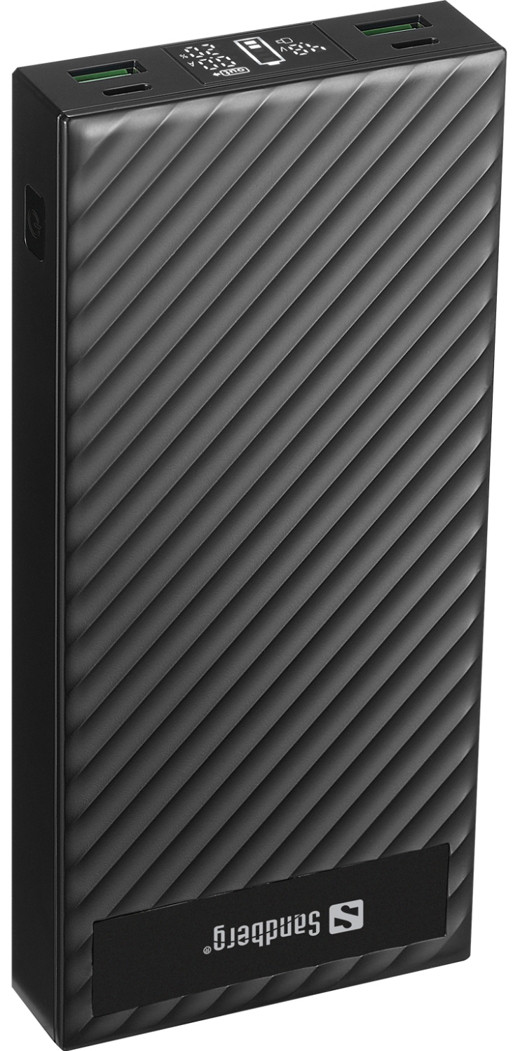 Універсальна мобільна батарея Sandberg Powerbank 30000mAh PD 100W Black (420-87)