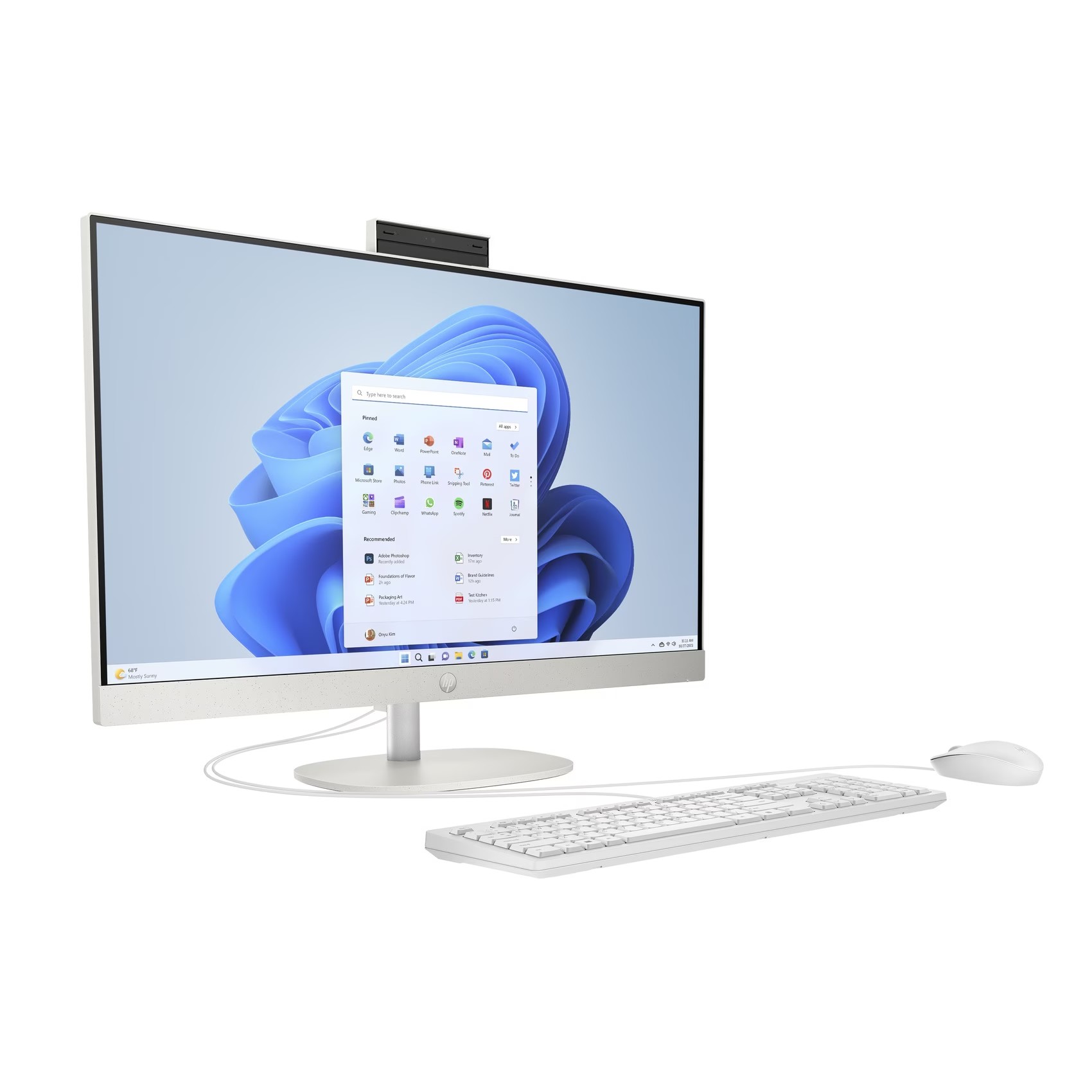 Моноблок HP All-in-One 27-cr0037ua (AR0N4EA) White