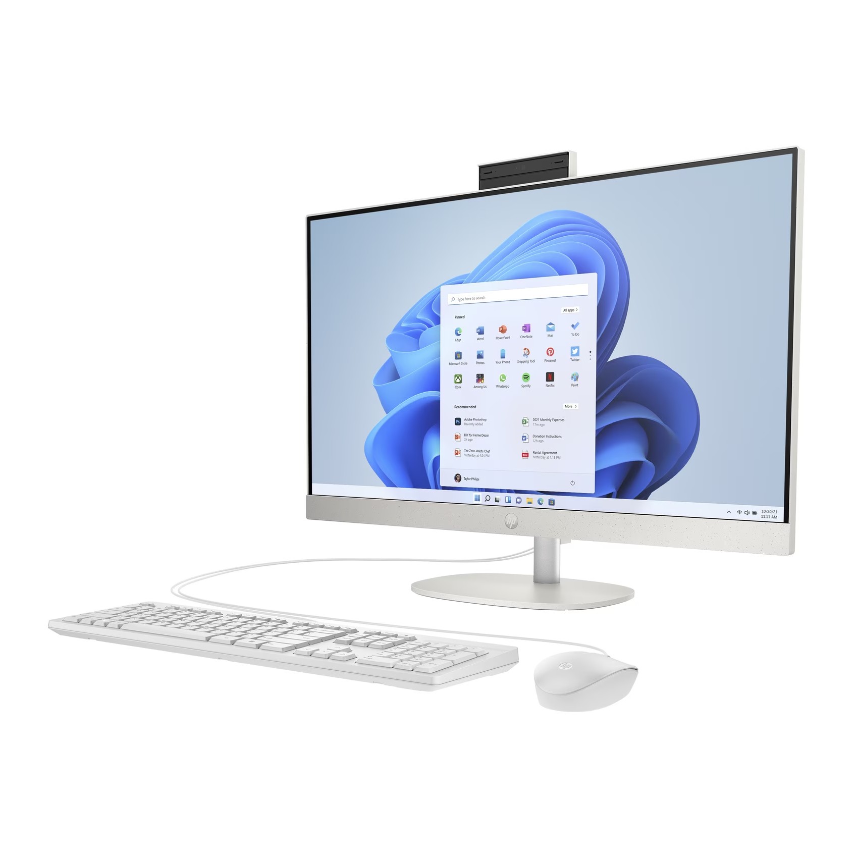 Моноблок HP All-in-One 27-cr0037ua (AR0N4EA) White