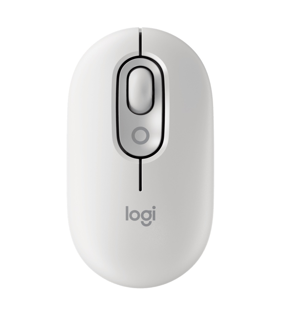 Миша бездротова Logitech Pop Mouse with Emoji Off-White (910-007411)