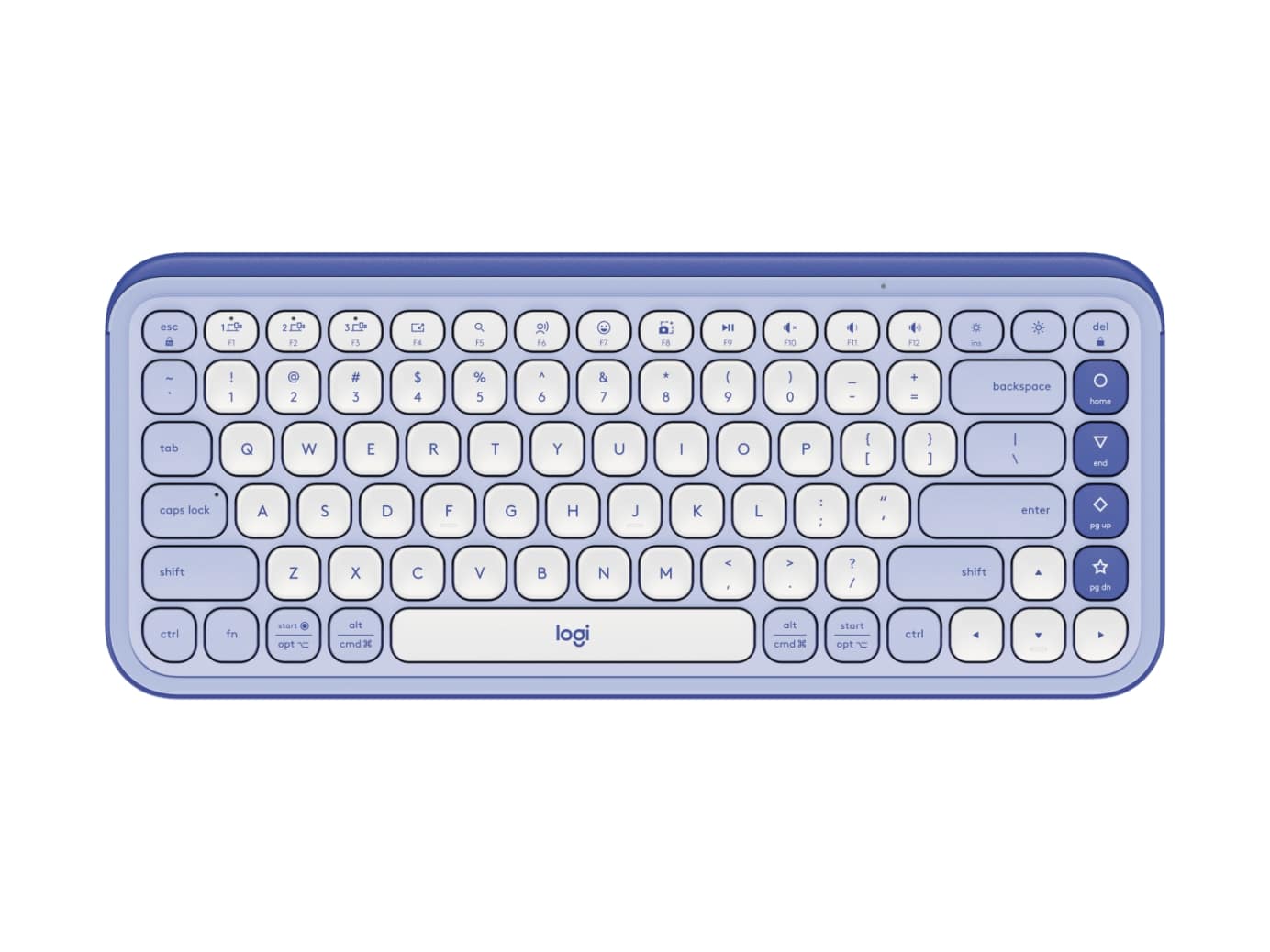 Клавiатура бездротова Logitech Pop Icon Keys Lilac (920-013074)