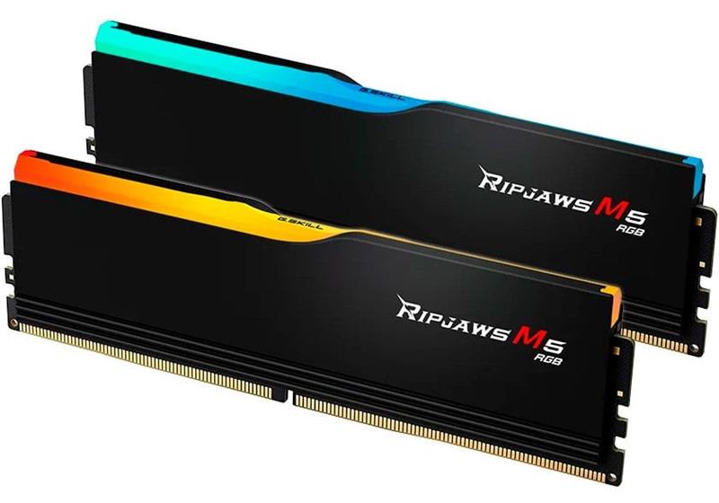 Модуль пам`ятi DDR5 2x16GB/6000 G.Skill Ripjaws M5 RGB Black (F5-6000J3040F16GX2-RM5RK)