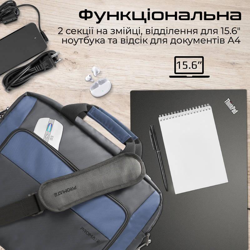 Сумка для ноутбука Promate Limber-MB Black