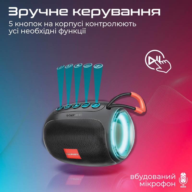 Акустична система Promate Capsule-3 Black