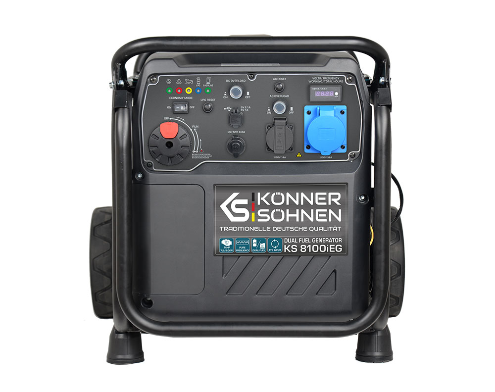 Генератор газобензиновий інверторний Konner&Sohnen KS 8100iEG