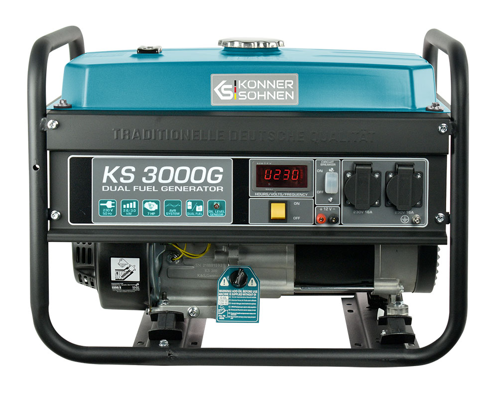 Генератор газобензиновий Konner&Sohnen KS 3000G