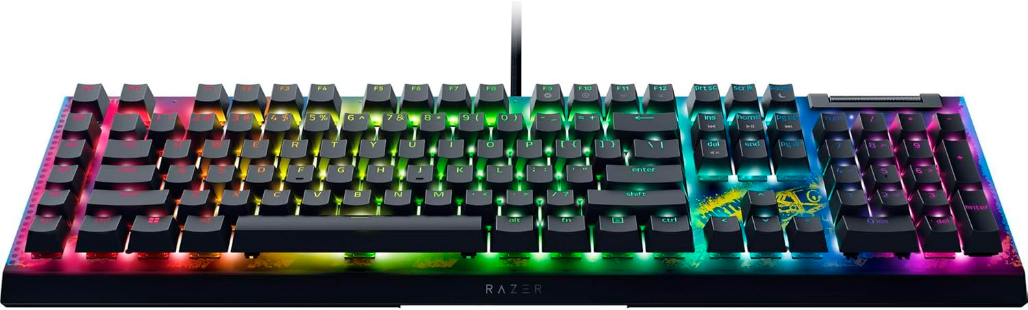 Клавіатура Razer BlackWidow V4 X Yellow Switch Fortnite (RZ03-04703600-R3M1)