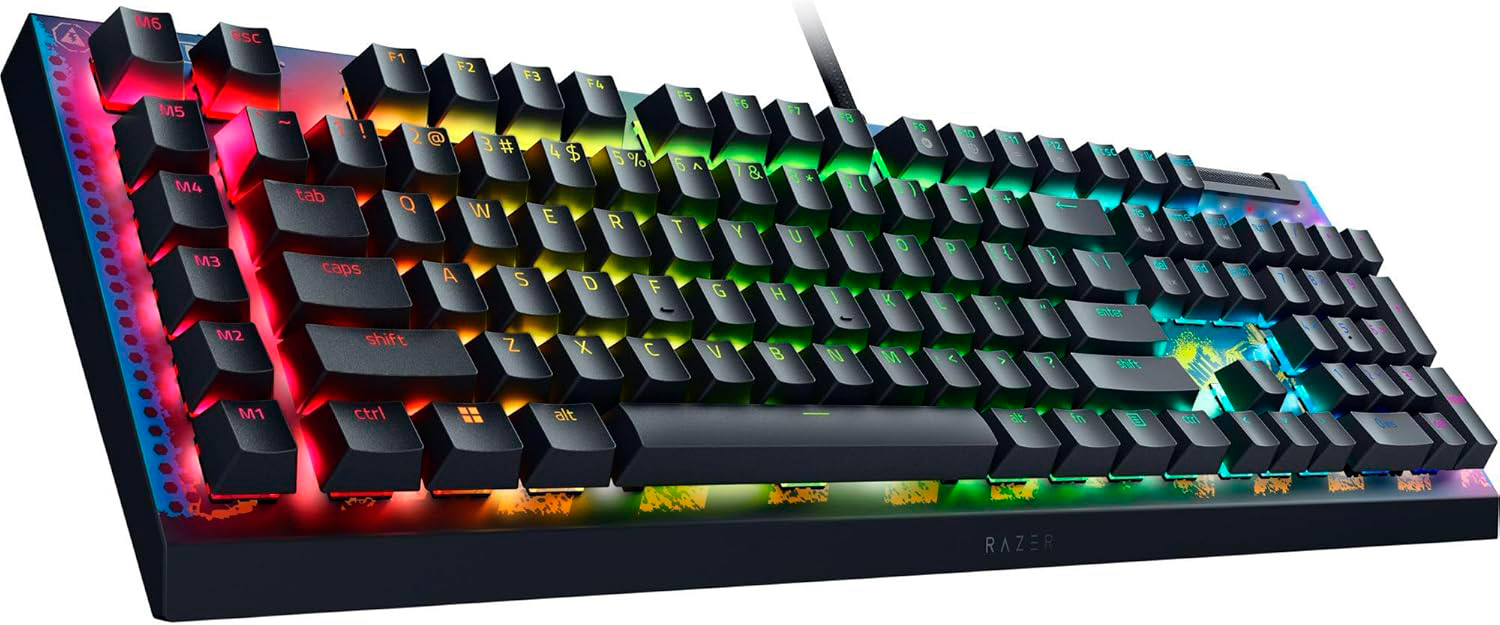 Клавіатура Razer BlackWidow V4 X Yellow Switch Fortnite (RZ03-04703600-R3M1)