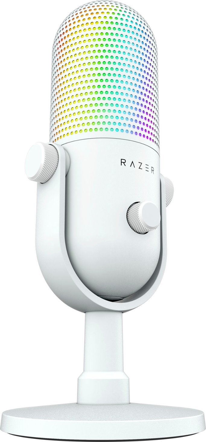 Мікрофон Razer Seiren V3 Chroma White (RZ19-05060200-R3M1)