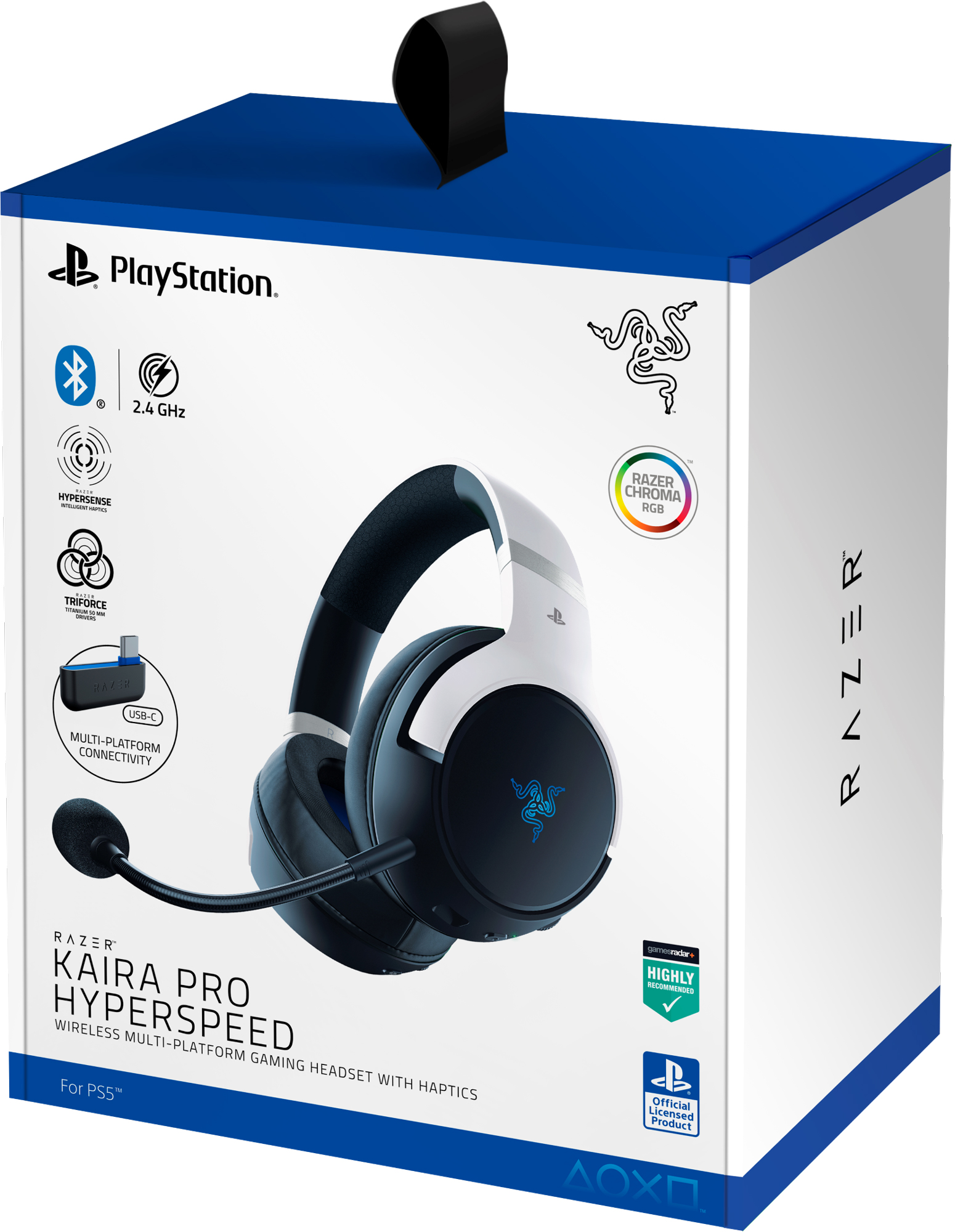 Bluetooth-гарнітура Razer Kaira Pro Hyperspeed for PS5 (RZ04-04030200-R3G1)