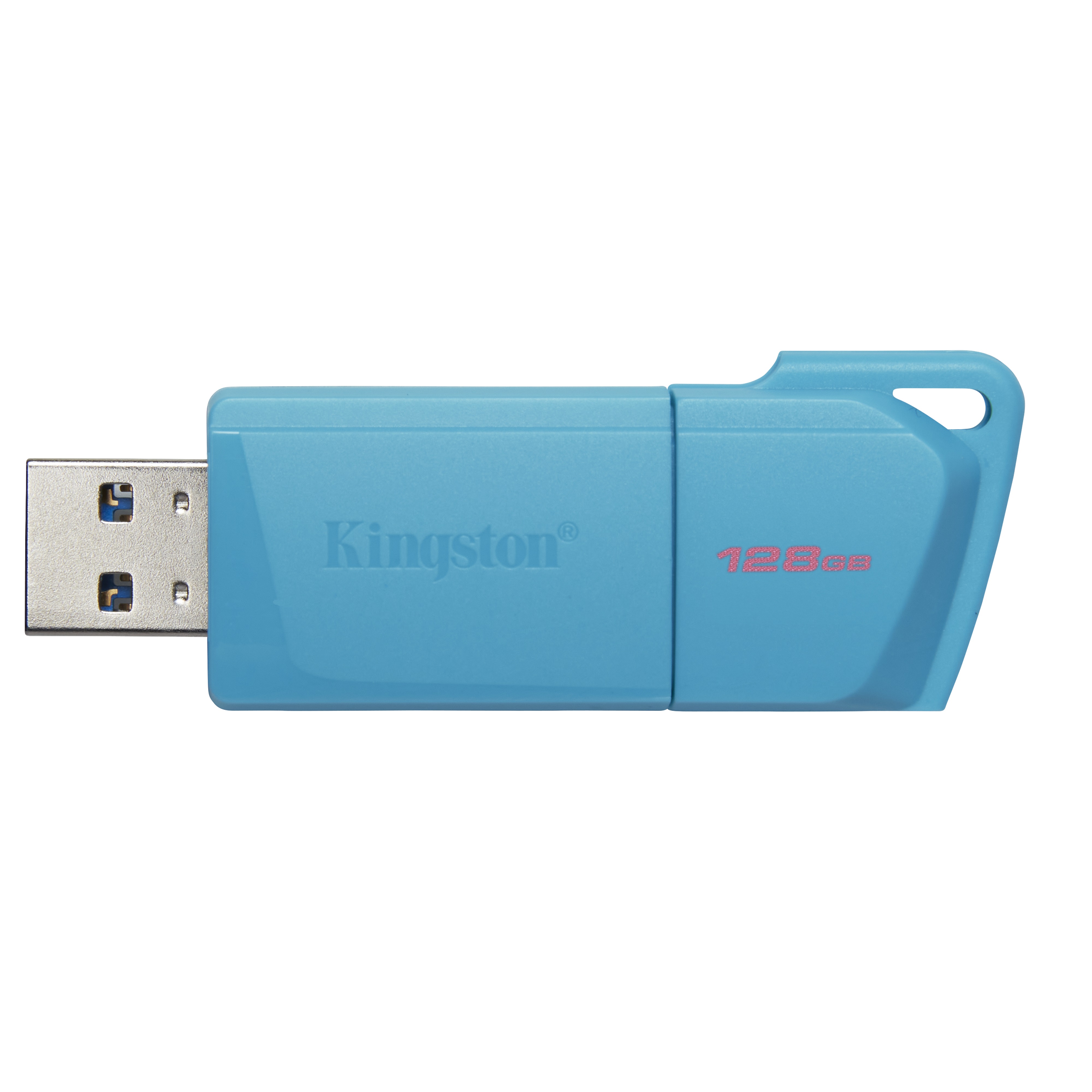 Флеш-накопичувач USB3.2 128GB Kingston DataTraveler Exodia M Aqua Blue (KC-U2L128-7LB)