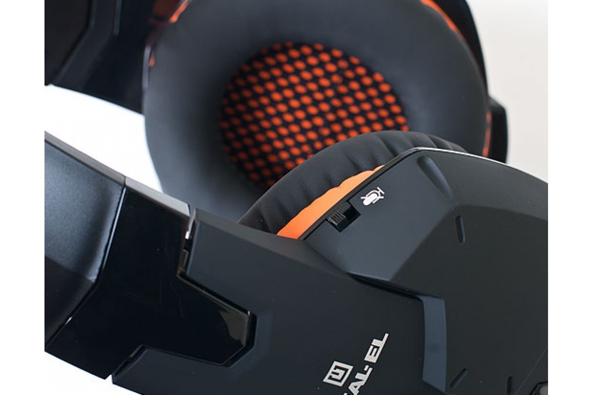 Гарнітура REAL-EL GDX-7700 Black/Orange 