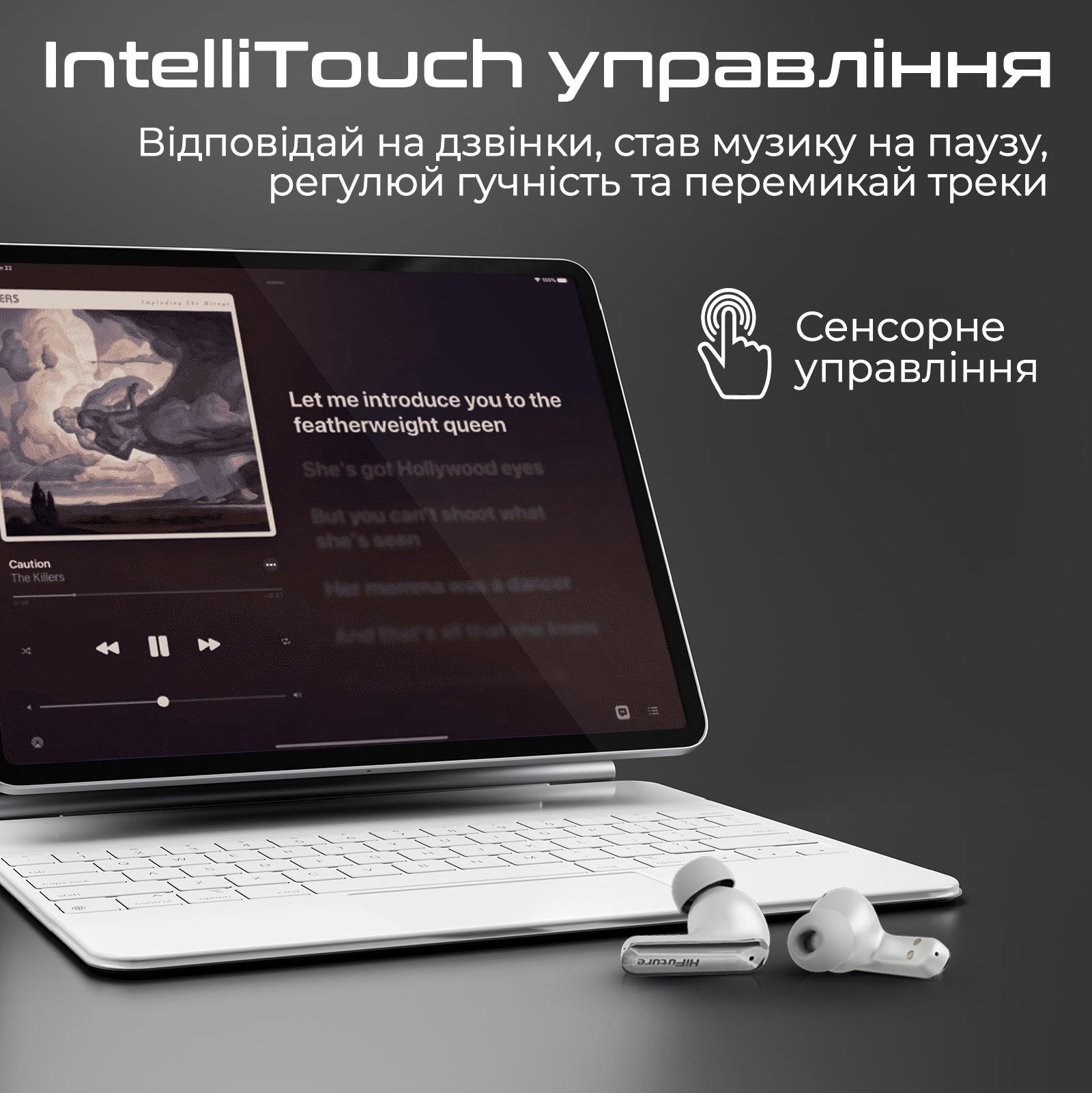 Bluetooth-гарнітура HiFuture SonicAir Black (sonicair.black)