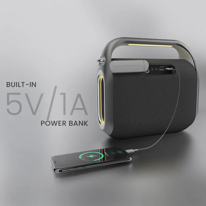 фото Портативна колонка HiFuture MusicBox 200 Black (musicbox200.black)