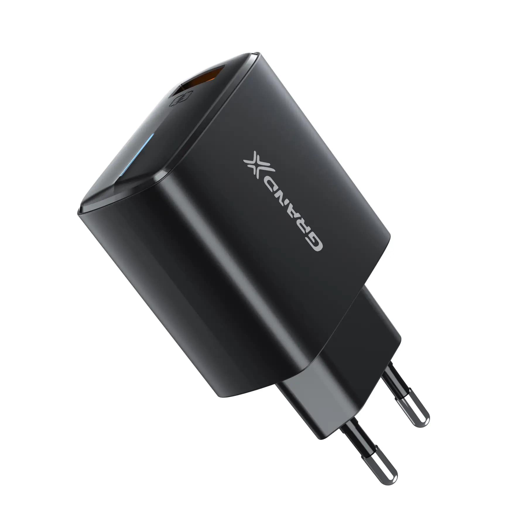 Мережевий зарядний пристрій Grand-X Quick Charge 3.0 (1xUSB 1.5-3A) Black (CH-550B)