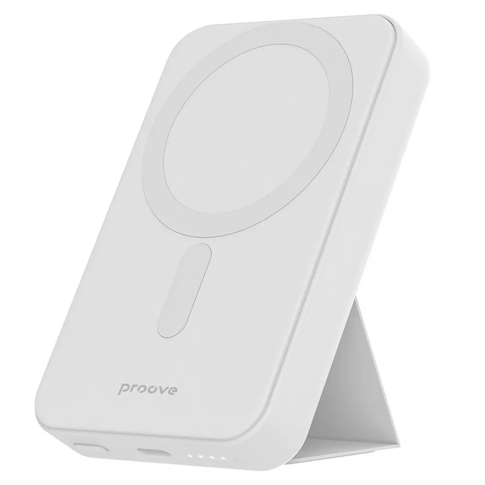 Універсальна мобільна батарея Proove Hyperion Qi 20W 10000mAh Білий